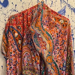 Beautiful colorful scarf - 26x80 inches